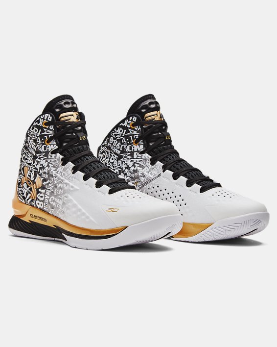 Unisex Curry 1 + Curry 2 Retro 'Back-to-Back MVP' Pack Basketball Shoes, Black, pdpMainDesktop image number 1